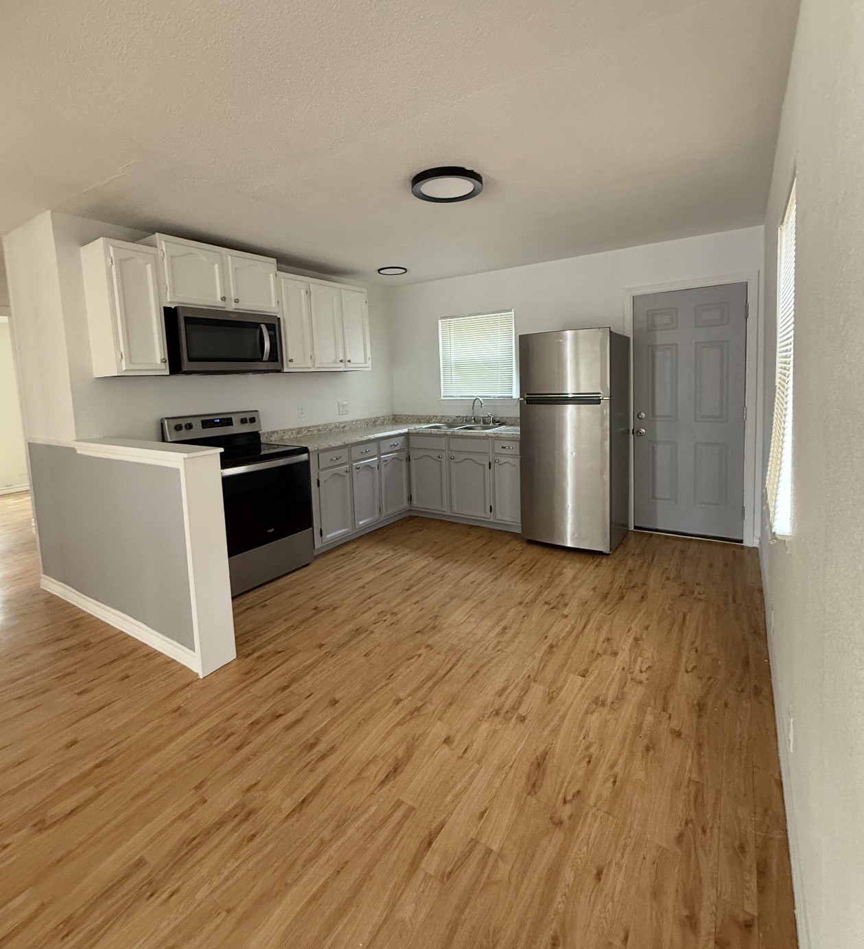Kitchen with Wood Floors